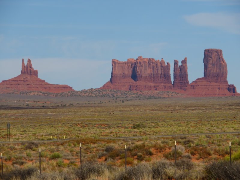 In Monument Valley: KIng on the throne, Stagecoach, Bear and Rabbit, Castle Butte